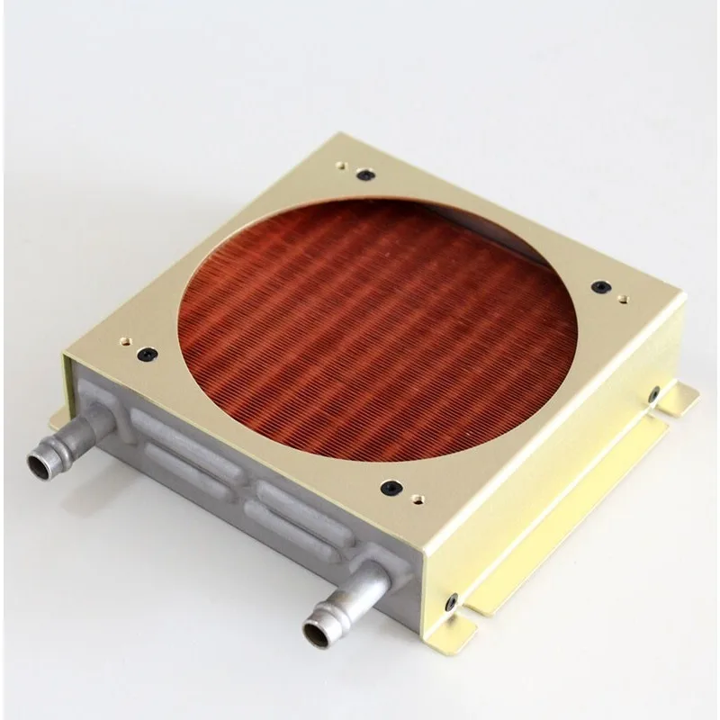 High Power Copper Profile Radiator For Cooling Equipment Water Cooling