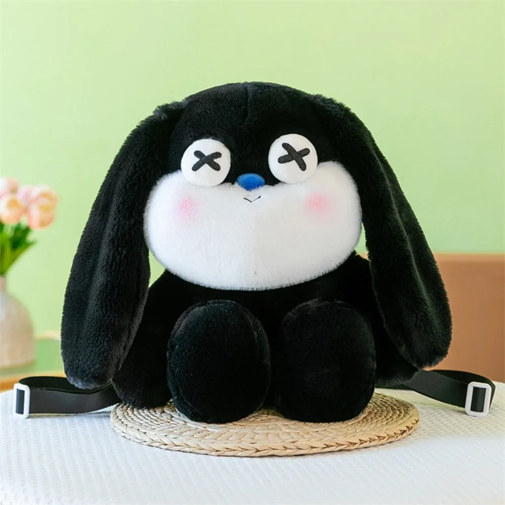 

Cute Soft Rabbit Plush Backpack Large Capacity Cartoon Rabbit Plush Toy Casual Creative Cartoon Animal Backpack Girl