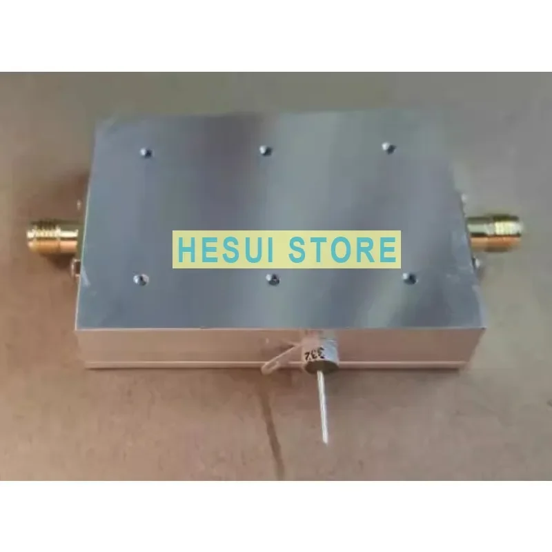 10KHz-3GHz gain 22dB 0.5W 27dBm Microwave RF  broadband power amplifier Module Board with CNC shielding case