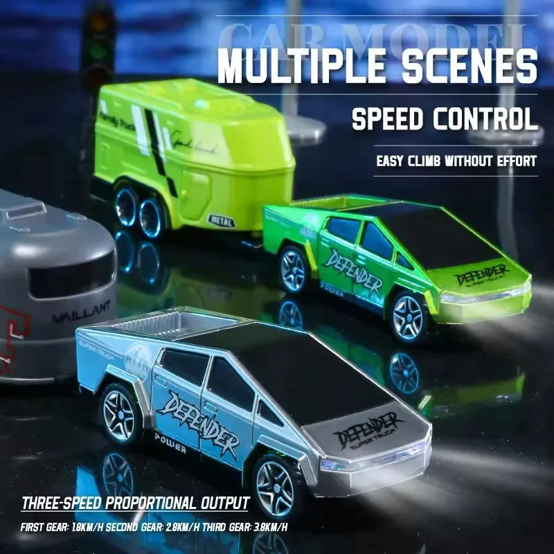 TOPMAYA RC 1:64 Fuoristrada Monster Truck Telecomando Mini Auto da Arrampicata Batteria Lunga Resistenza Modello in Lega Auto Giocattolo per Bambini