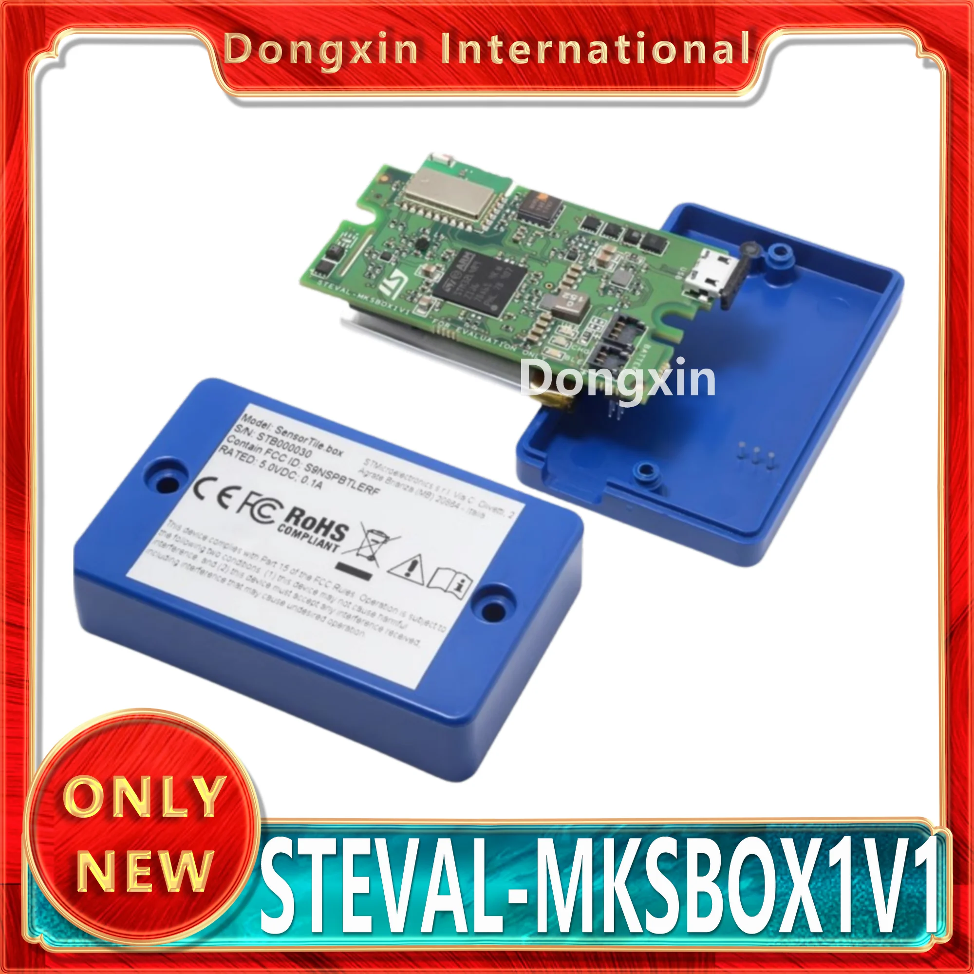

ST STEVAL-MKSBOX1V1 SensorTile.box wireless multi sensor development kit with user friendly app for IoT and wearable sensor appl