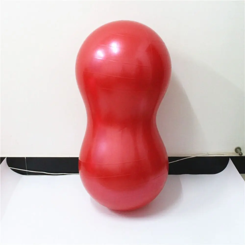 Thickened Explosion-proof Yoga Ball Non Slip PVC Material Peanut Pattern Fitness Ball With Pump Core Strength Training Ball