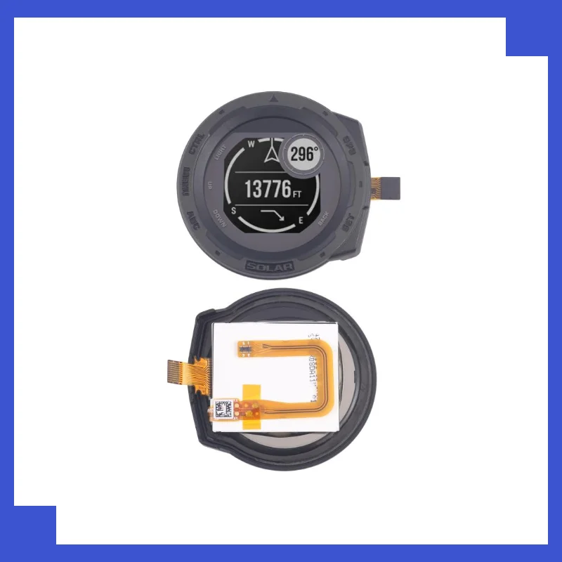 Original For Garmin Instinct Solar LCD Display Screen Sport Watch Repair Replacement Parts