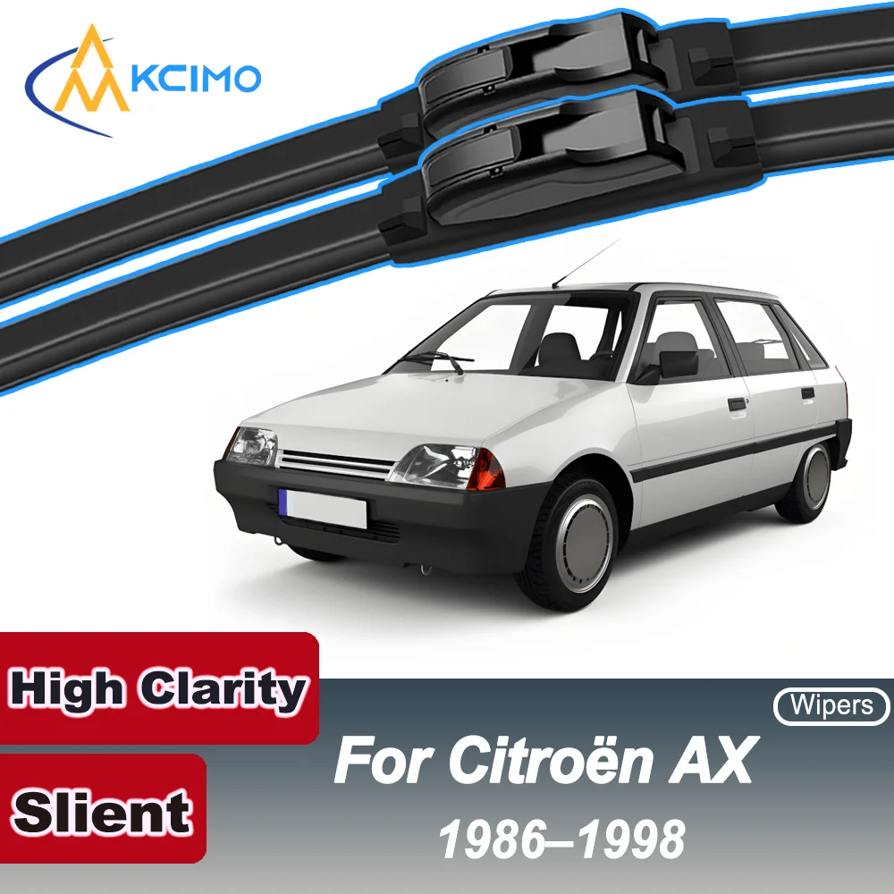 

2PCS HD Car Windscreen Wipers for Citroën Citroën AX 1986-1998 Proton Tiara Front Windshield Auto Wipers Blade Accessories 1998