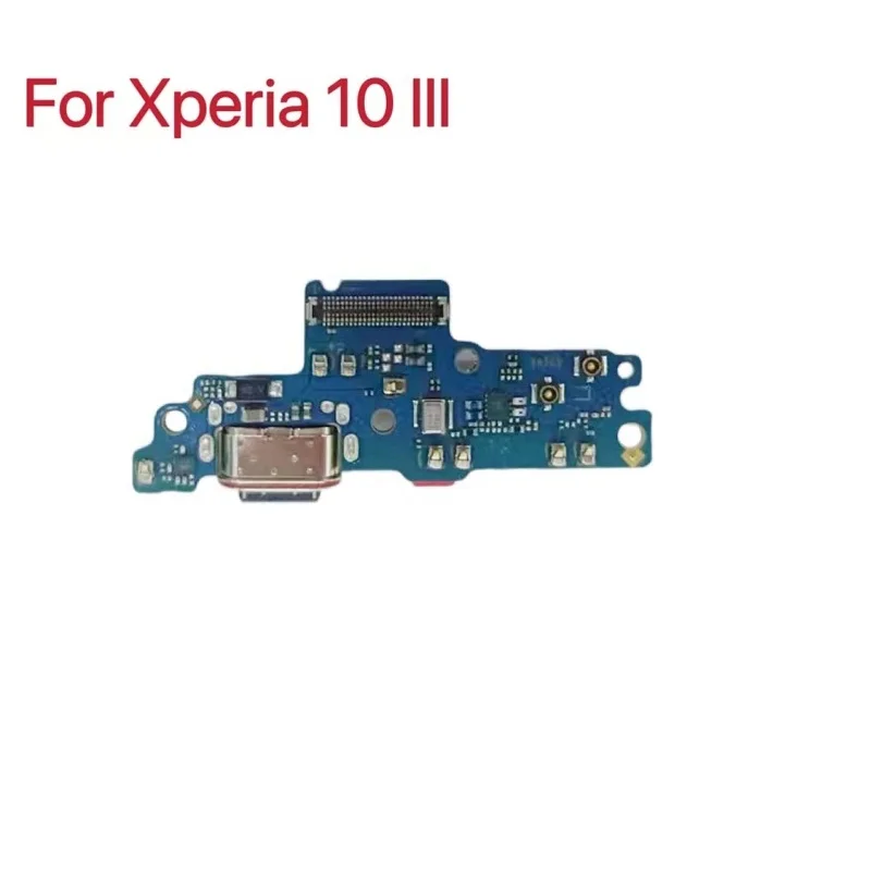 For SONY Xperia 10 III X10iii Mark 3 USB Charging Port Charger Dock Connector Microphone Mic Flex Cable Circuit Board