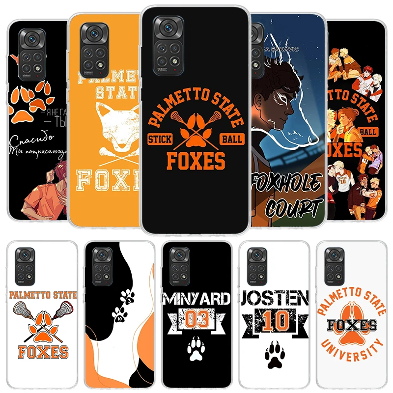 Andreil All For The Game Palmetto State Foxes Cover Phone Case For Xiaomi Redmi Note 13 12 11 10 Pro Plus 12S 11S 11T 11E 10S 9