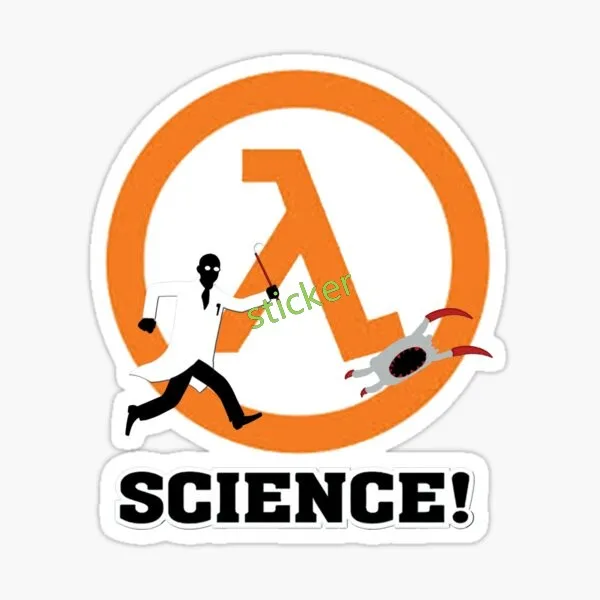 Creativity Half Life Lambda Symbol Decals Car Stickers Scratch-Proof Vinyl Accessories Waterproof Decoration