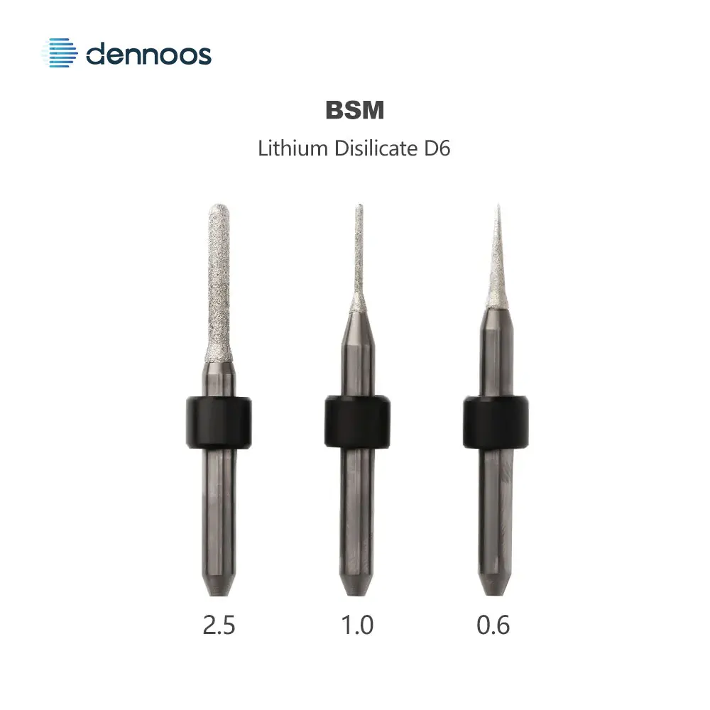 Dentalmaterialien Fräser BSM 420 W für Lithium-Disilikat-Schleifbohrer Beschichtung D6 Denstist BSM-420W Maschinenwerkzeuge – Detail 1
