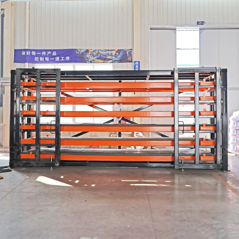 Warehouse Storage Drawer Heavy Duty Foldable Anti-Rust Forklift Compatible with Multilayer Adjustable Carbon Steel