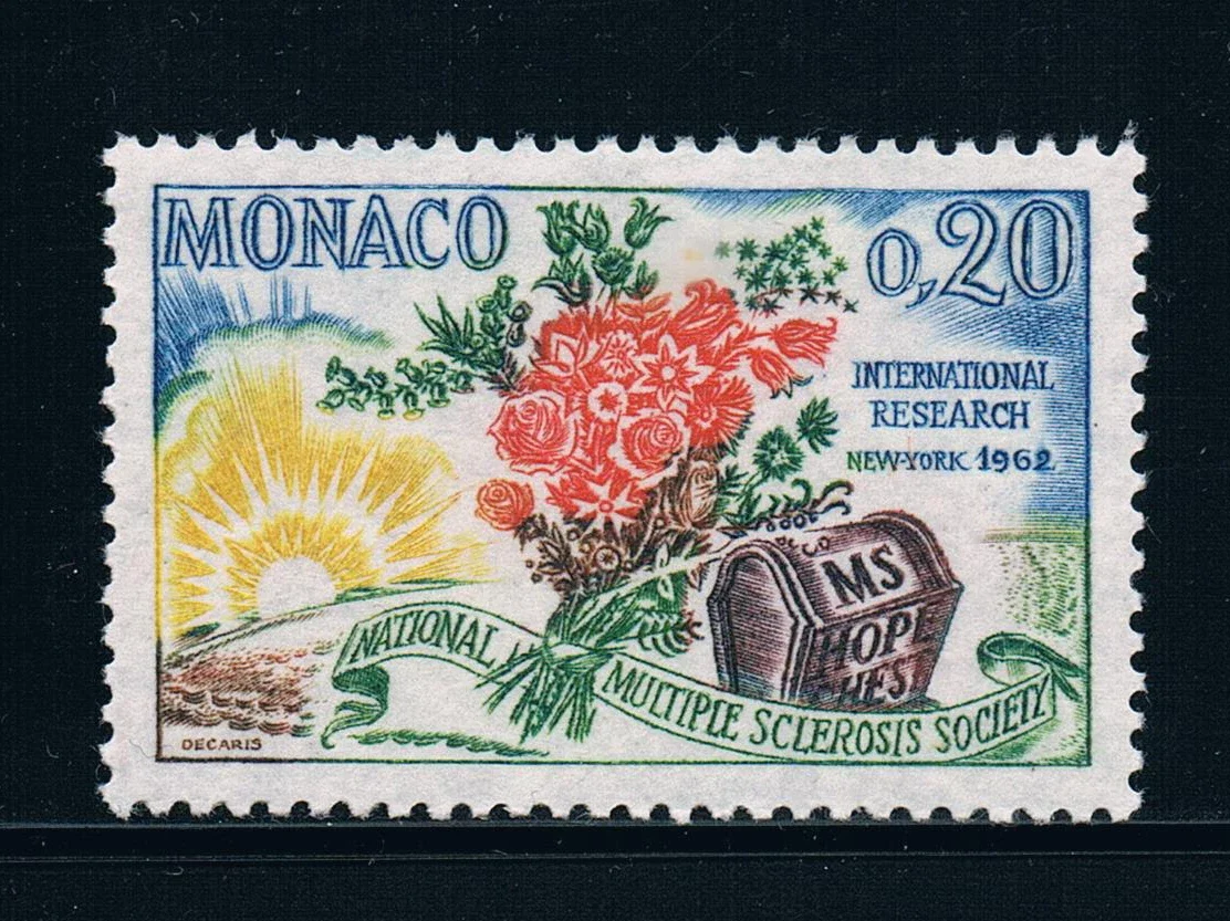 1Pcs/Set New Monaco Post Stamp 1962 New York Relief Association 15th Anniversary Sculpture Stamps MNH