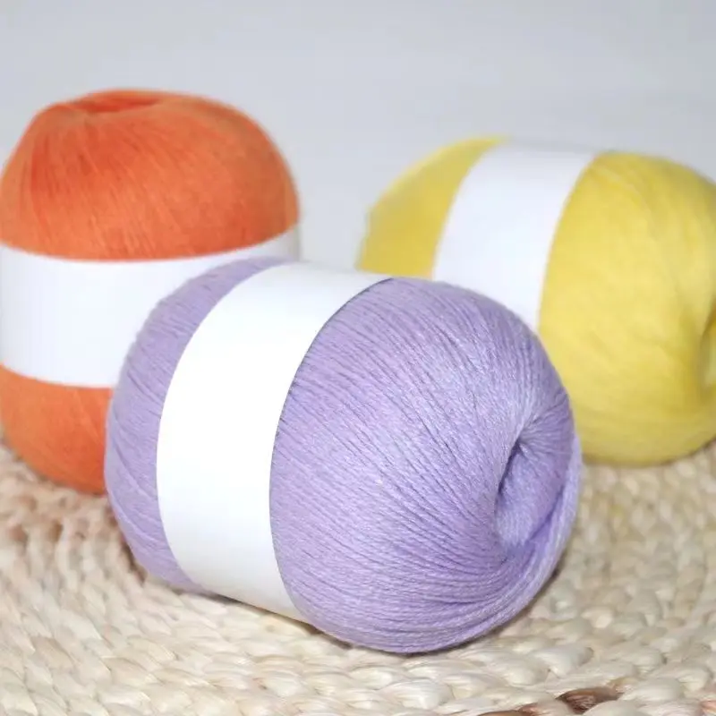 Medium and Fine Hand Knitted Machine Woven Pure Wool Thread, Scarf, Yarn Ball, Baby Thread, Handmade Thread Clearance 50g