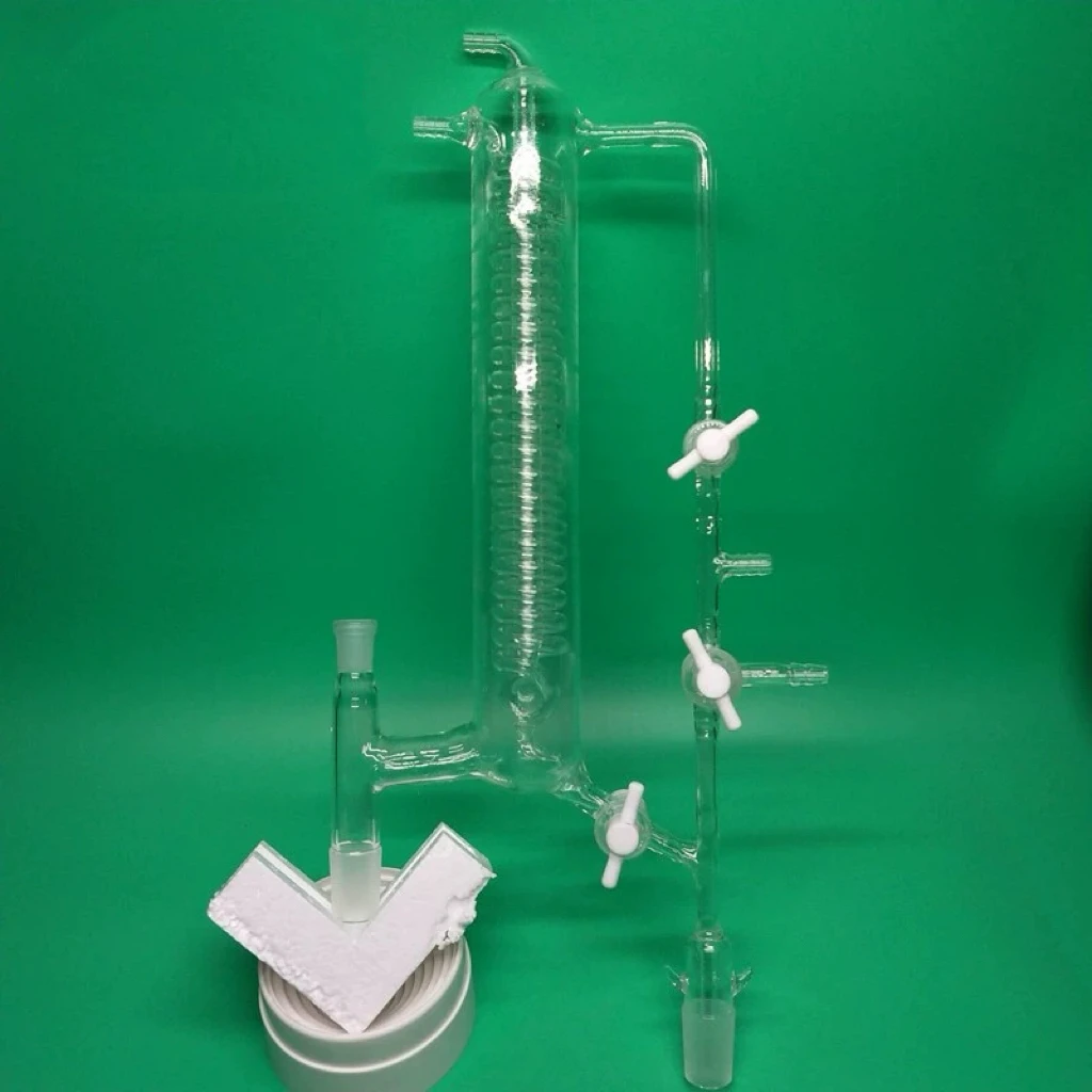 

Extractive Rectification adapter for the Distillation Apparatus,Glass Valve,SerpentineShape,5521,Distillation Tower