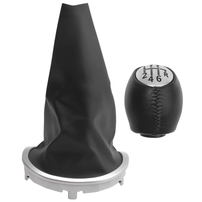 

6-Speed Gear Shift Knob & Shift Boot Frame For Renault Clio III 2005-2012