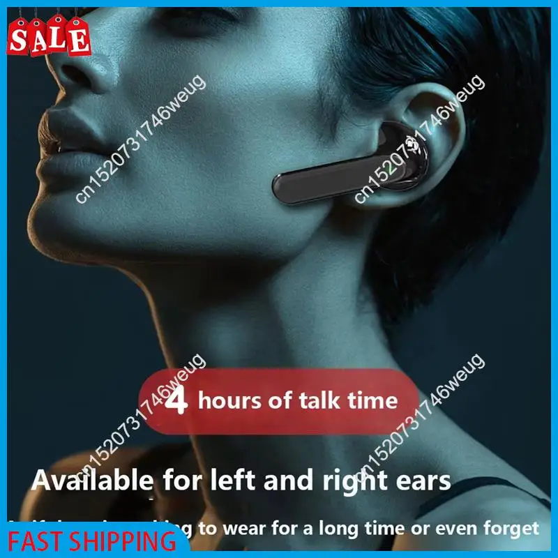 

Наушники с воротником Flash Deal, беспроводная гарнитура Bluetooth 5,1, деловая гарнитура с микрофоном, спортивные ушные крючки, громкая связь с одним ухом лотоса