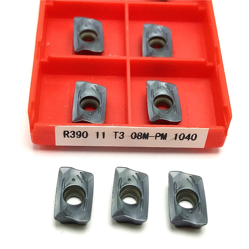 R390 11T308 PM 1010 1025 1030 1040 1130 4020 Carbide Insert Lathe Metal Cutting Tool for CNC indexable Turning Milling