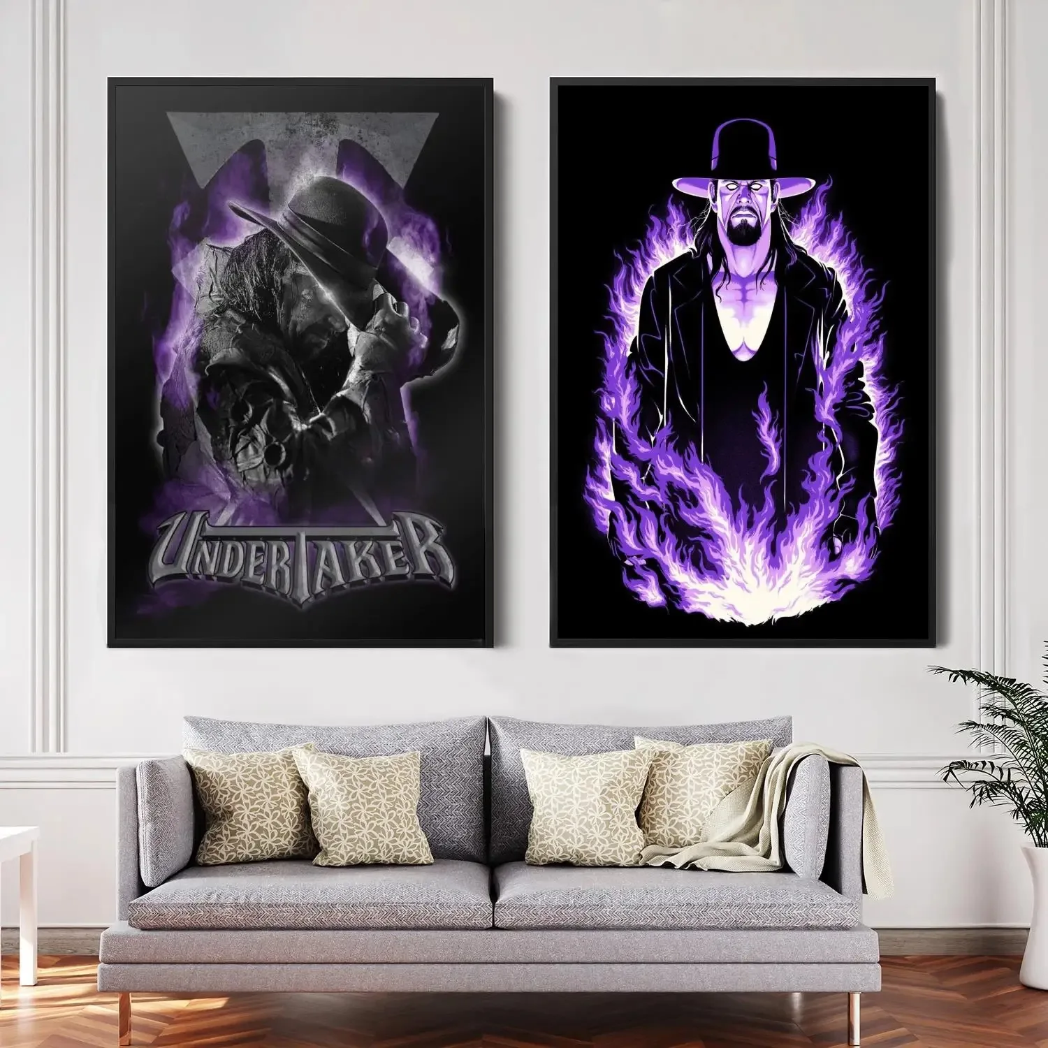 undertaker Cartoon Decorative Canvas Posters Room Bar Cafe Decor Gift Print Art Wall Paintings
