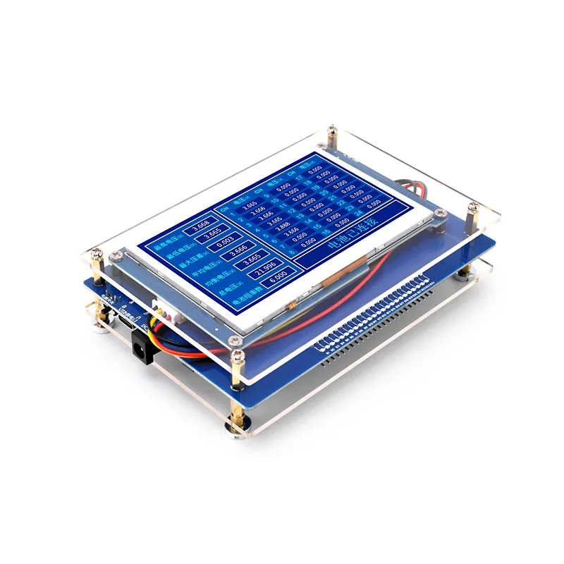 1-24S Lithium Battery Pack Tester, Cell Voltage Detector, Smart Battery Repair Balancer Module with Color LCD Display