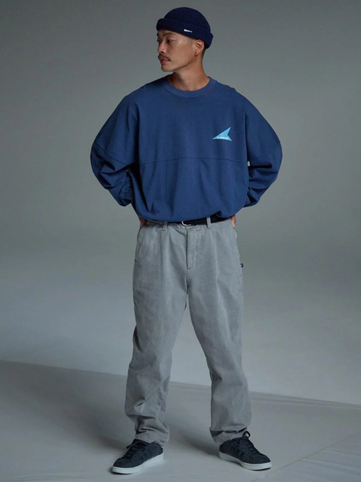 

Футболка свободного кроя с длинными рукавами и круглым вырезом, с принтом, повседневная уличная одежда для мужчин, молодежная модная одежда на весну и осень, сезонная одежда