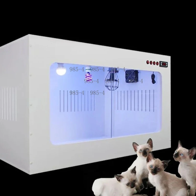Professional Pet Incubator, Puppy Dog Incubator with Oxygen Supply Veterinary Equipment