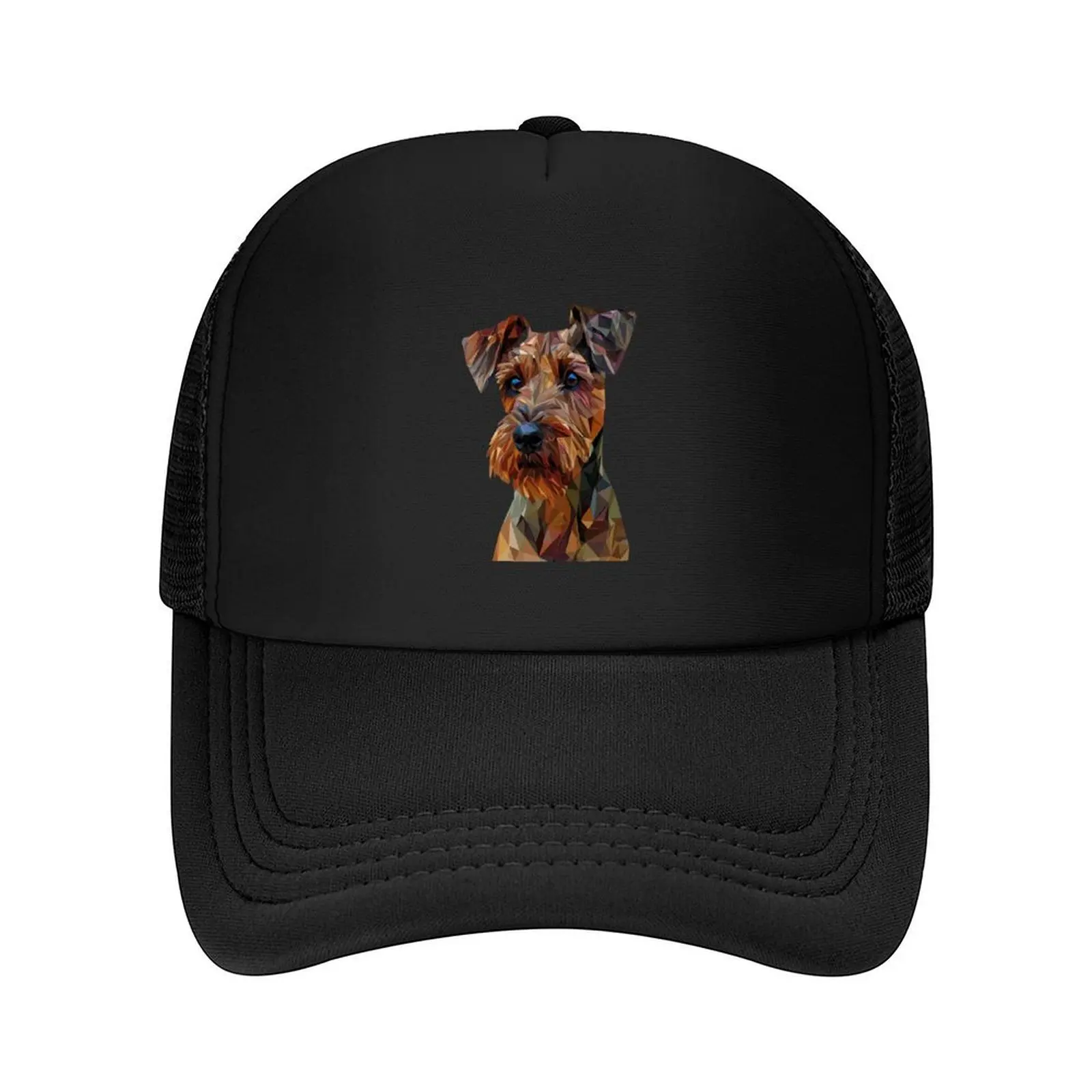 

Geometric Irish Terrier Baseball Cap Golf Wear Sunscreen derby hat fishing hat Woman Hats Men's