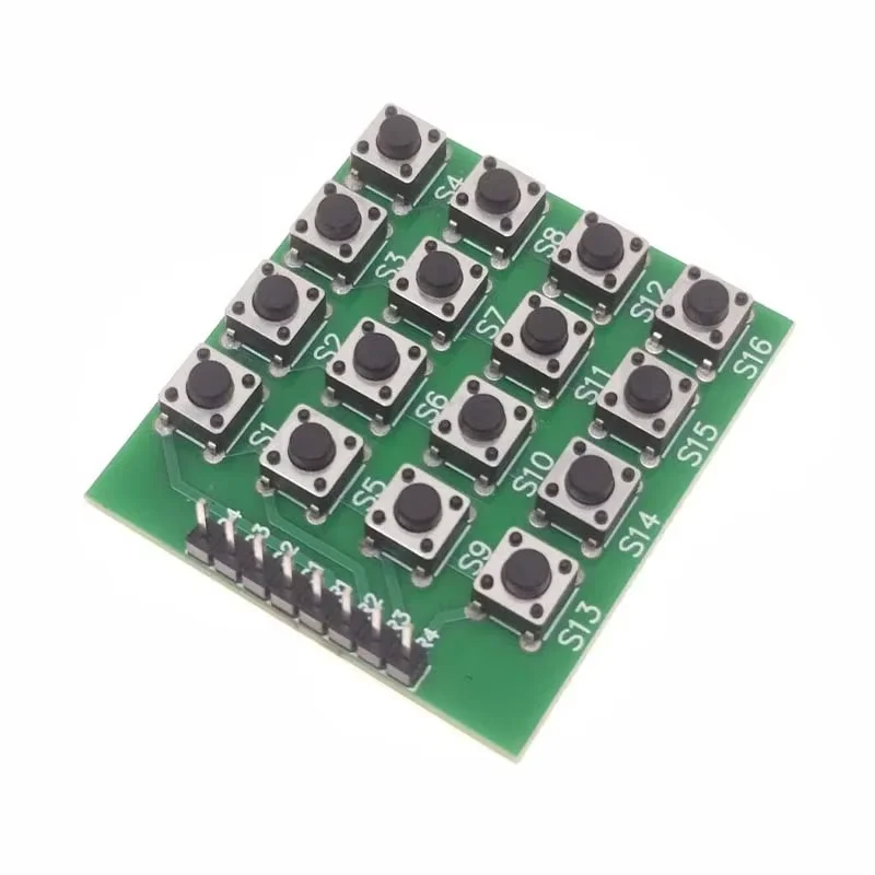 8-контактный 4x4 4*4 матричный 16 клавиш, кнопка, клавиатура, макетный модуль Mcu для Arduino, комплект «сделай сам»