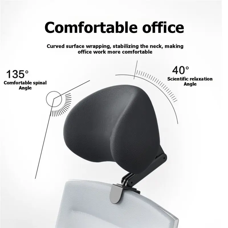[HOT!A34R】 Universal Ergonomic Headrest Cushion For Office Chair Head Adjustable Support Pillow For Home School For Work