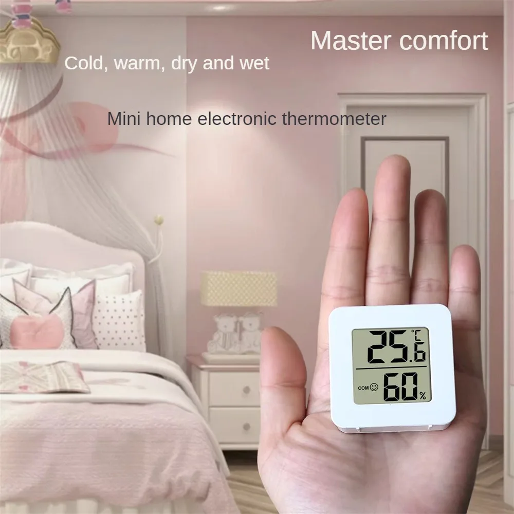 1/2/4pcs Digital Dry and Wet Thermometer Meter Household Living Room Mini Indoor Electronic Temperature Hygrometer Sensor Meter