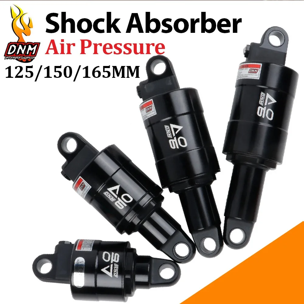 DNM AO-6 Air Absorber Shock for bicycle 125 150 165mm mtb rear shock absorber with bushing for BMX Scooter XC CITY Wheel Chair