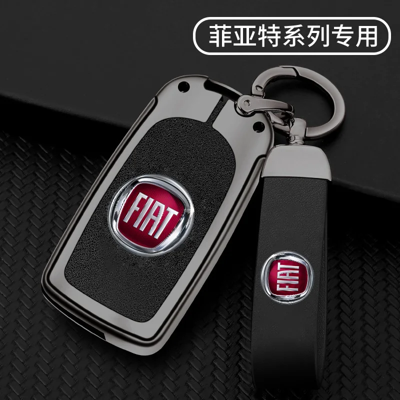 سبائك الزنك سيارة مفتاح بعيد غطاء حامي فوب شل حامل لشركة فيات كرونوس Egea 500X تورو تيبو السيارات المفاتيح اكسسوارات #5