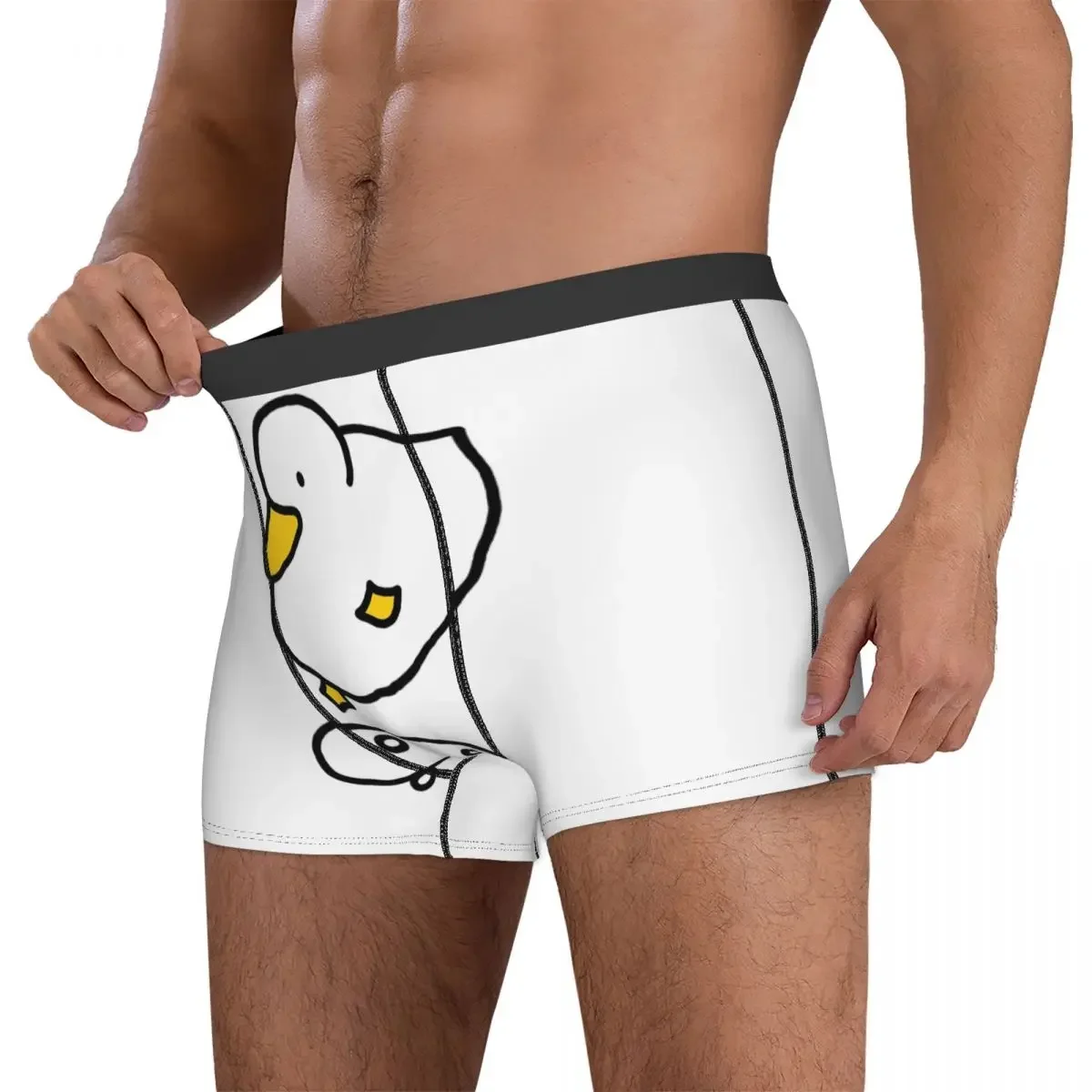 Boxer Underpants Shorts Duck 01 Panties Men's Soft Underwear for Homme Man Boyfriend Gift