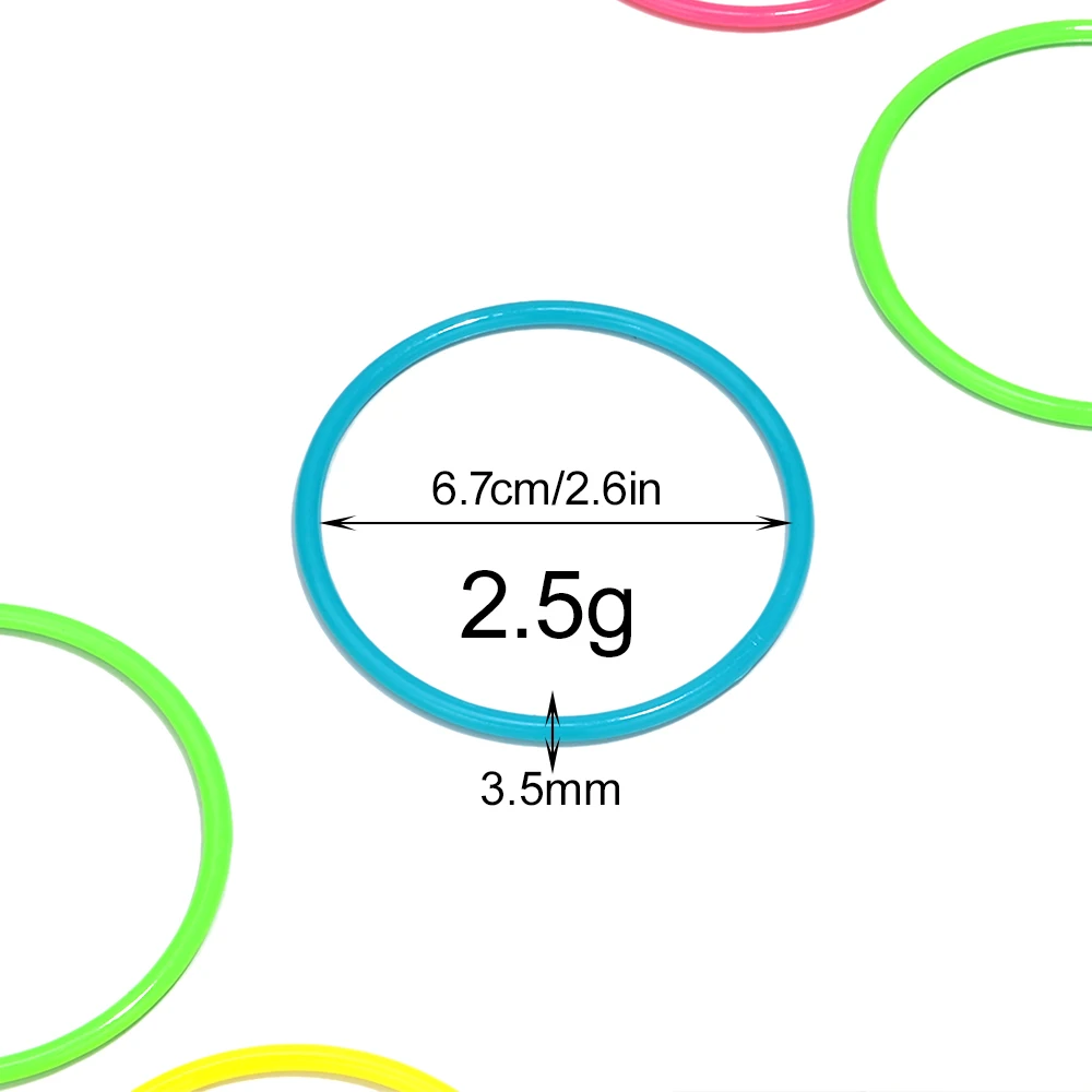 5/10/20 قطعة العصرية الاكريليك النيون الملونة الجولة هندسية رقيقة أساور مجموعة متعدد الألوان تكويم سوار الإكسسوارات