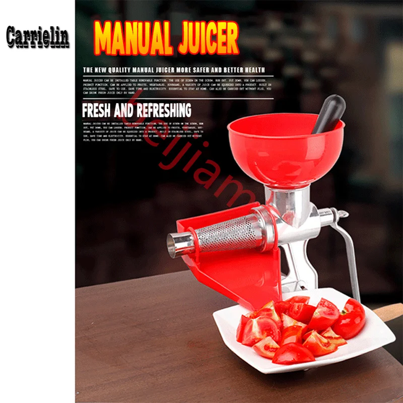 BEIJIAMEI Manual Juicer Food Grade 304 Stainless Steel Fruit Press Juicer Professional Citrus Juicer Lemon Squeezer Silver