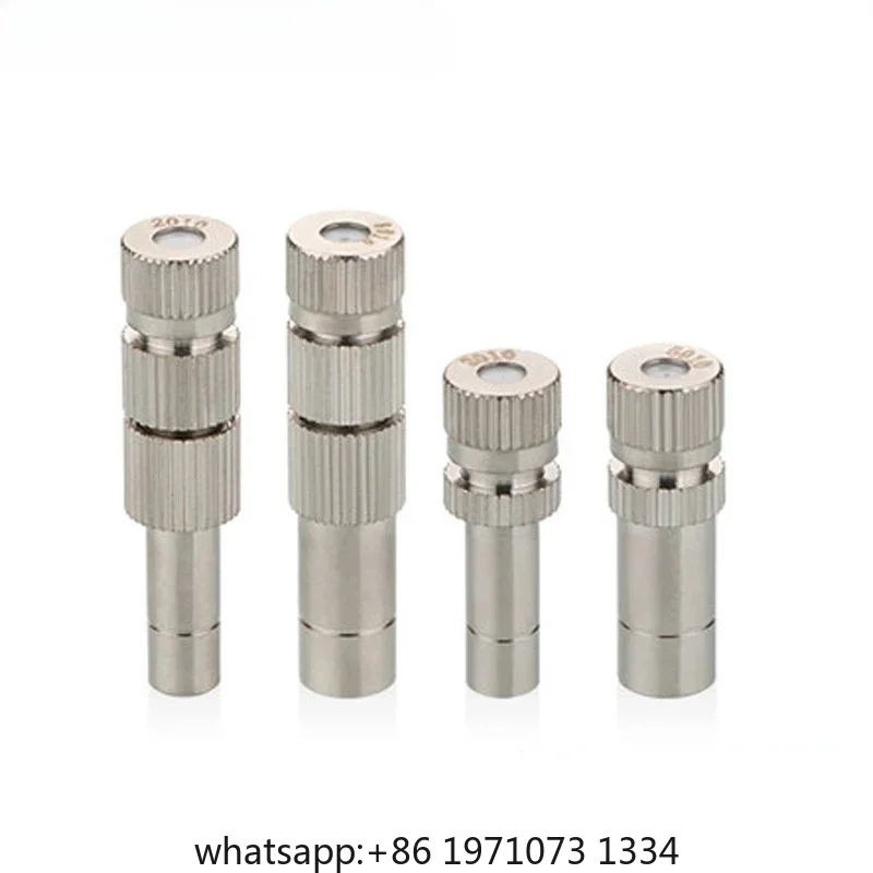 50pcs 5-15bar Mist Cooling Slip Lock Nozzle 6mm Low pressure Micro-nozzles Quick Plug Connectors Garden Irrigation Sprayers