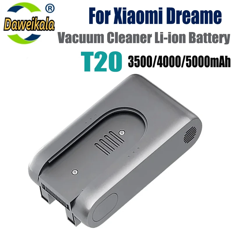 

25.2V 5000mAh Replacement Battery for Xiaomi Dreame T20 Cordless Vacuum Cleaner Rechargeable Li-ion Battery