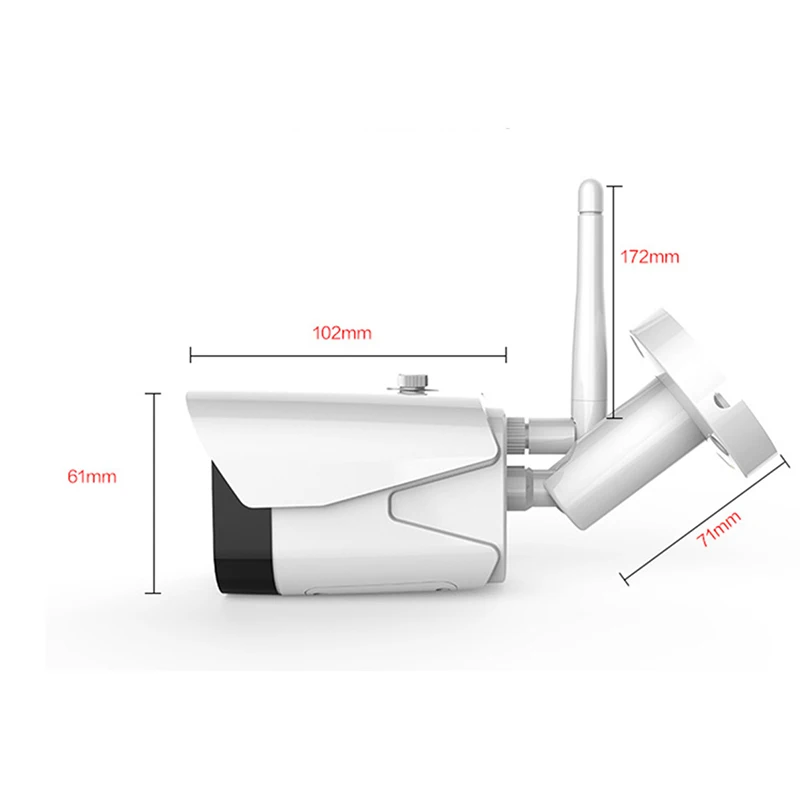 LANBON Nieuw ontwerp High Definition Smart Home Bullet-camera met groot bereik