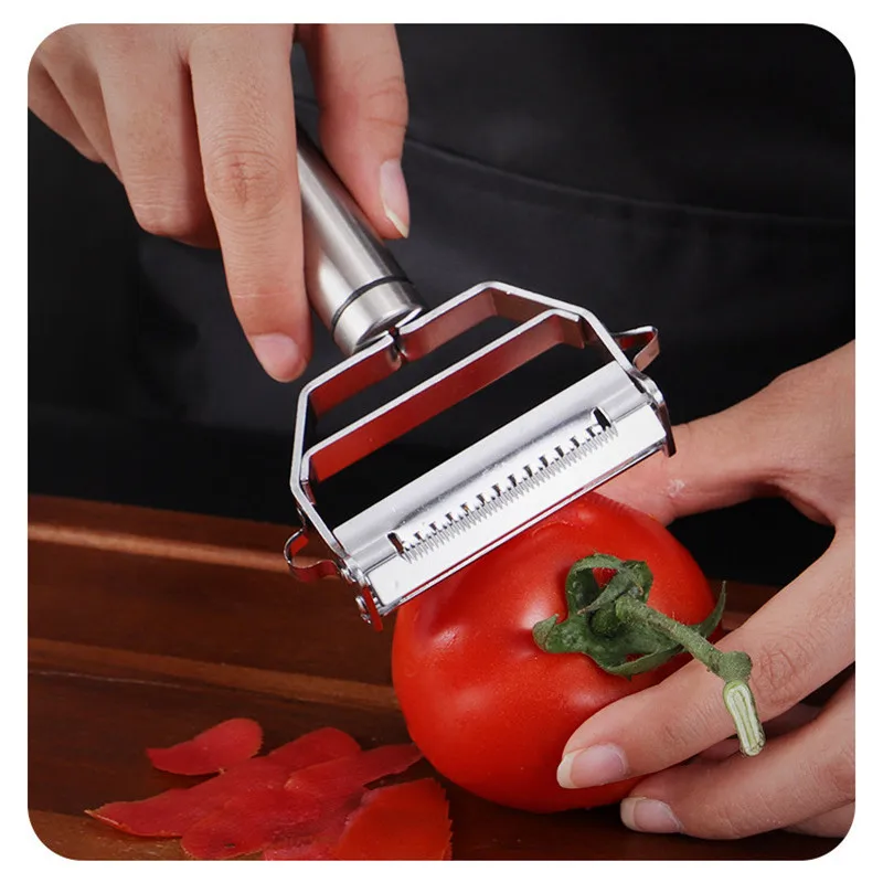 Peeler Vegetable Cutter Multi-function Slicer Grater 304Stainless Steel Fruit Potato Cucumber Sharp Not Rust Kitchen Accessories