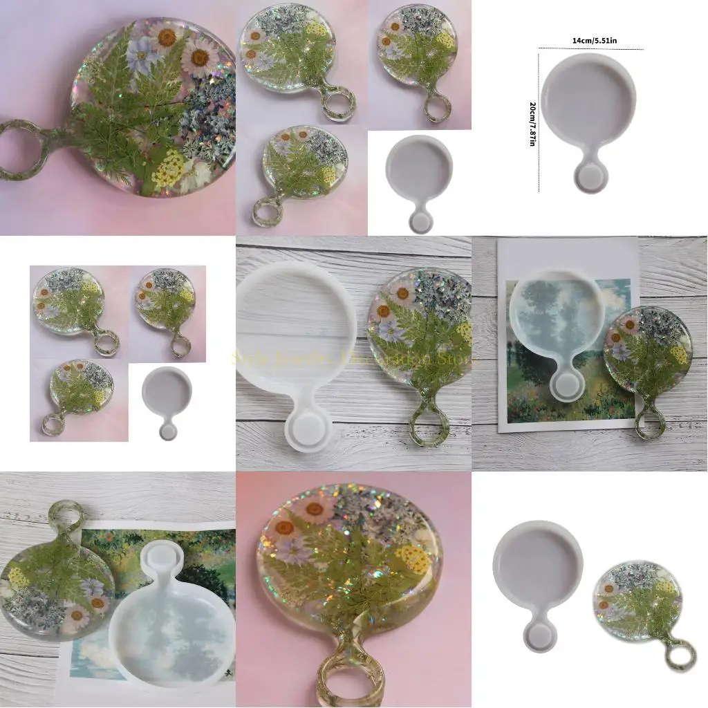 

D46E High Transparency Safe Silicone Mold Crafting Trays For Resin Projects