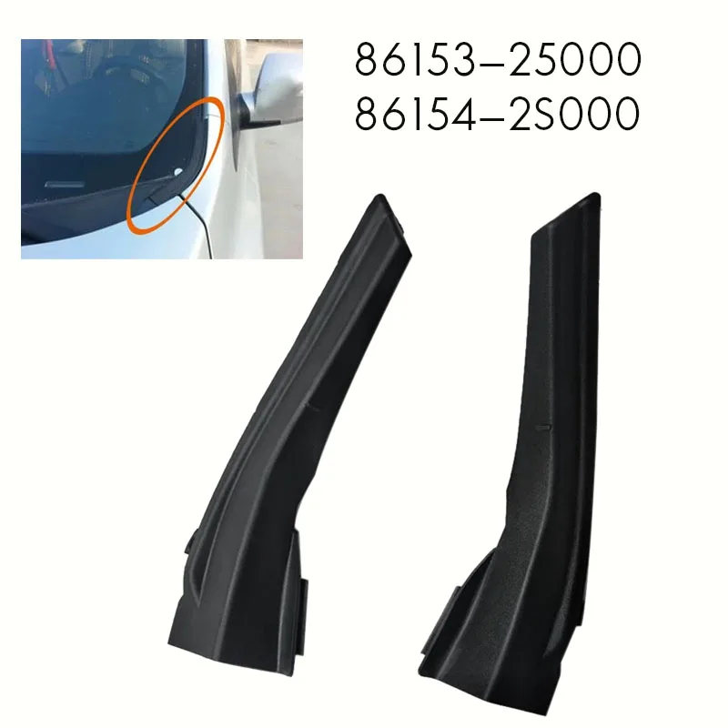Excellent-Car Front L+R Wiper Diversion Cover Plate For Ix35 Tucson 861532S000 861542S000