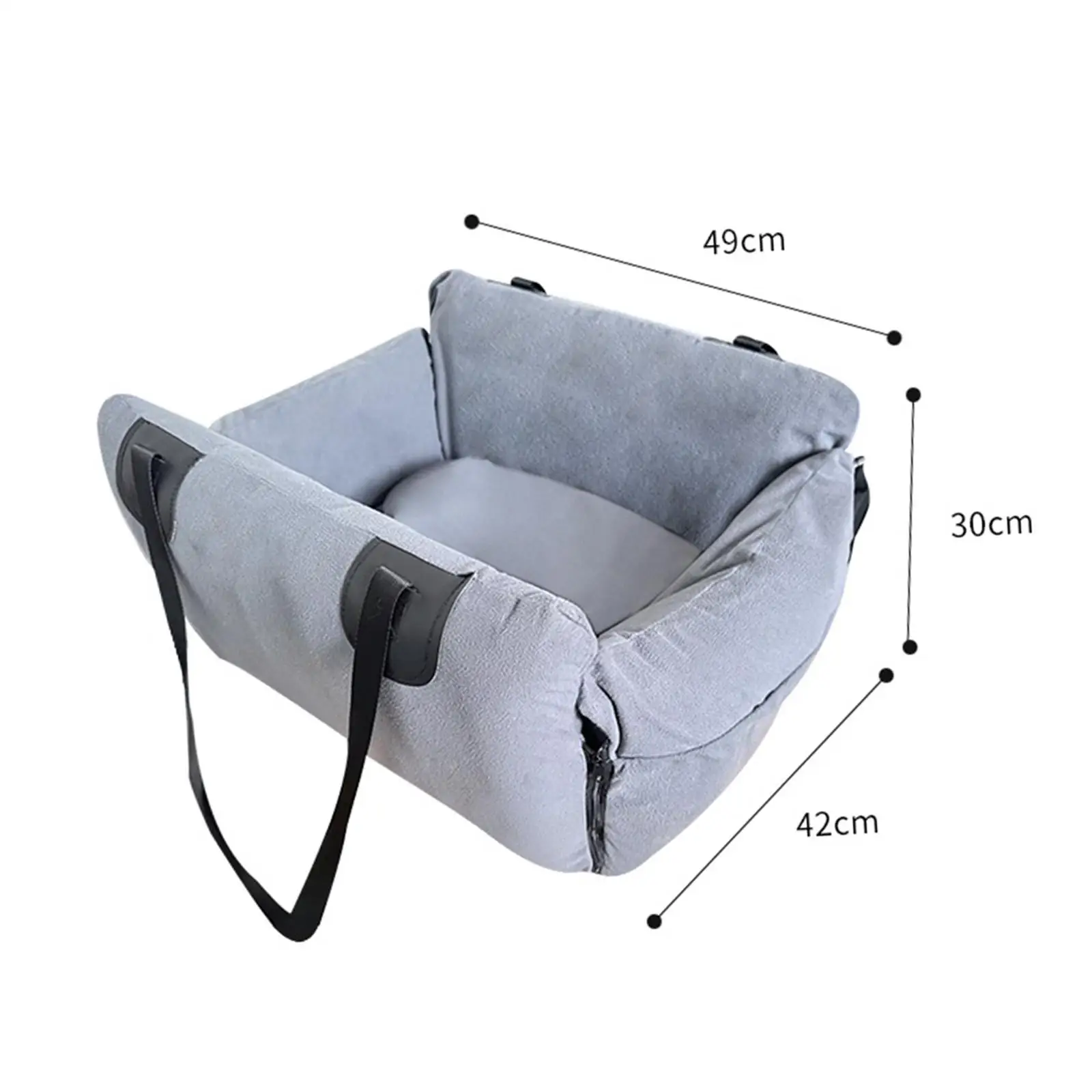 Car Console Dog Seat Pet Car Seat Fittings Dogs Booster Seat for Car Armrest Dog Seat for Small Dogs Small Pets for Most Car