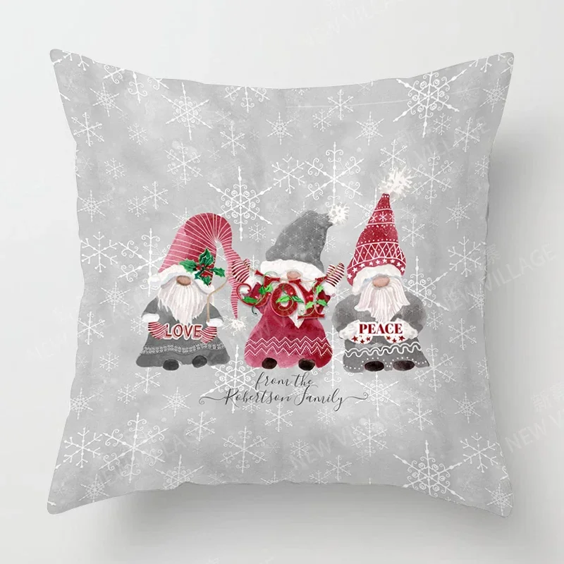 Christmas series pillowcases sofas cushion covers  home decor can be customized for holiday celebrations 40x40 50x50 60x60 35x35