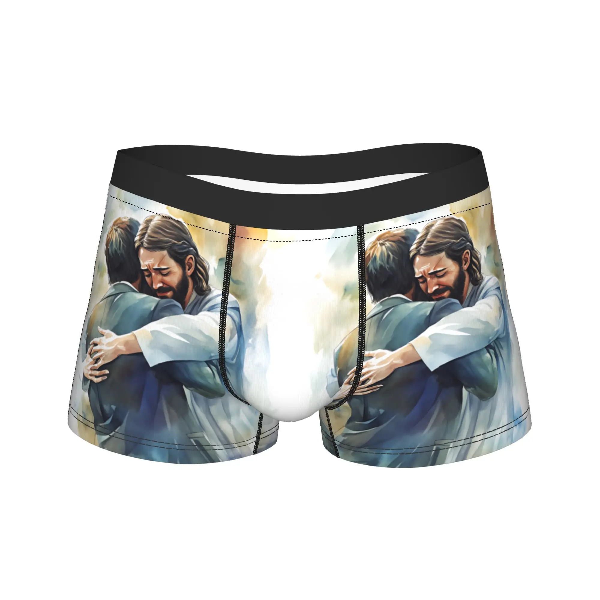 

Charlie Kirk Hugging Supportive Moment, нижнее белье, мужские трусы, таможенные дышащие боксеры, модные шорты, трусы большого размера