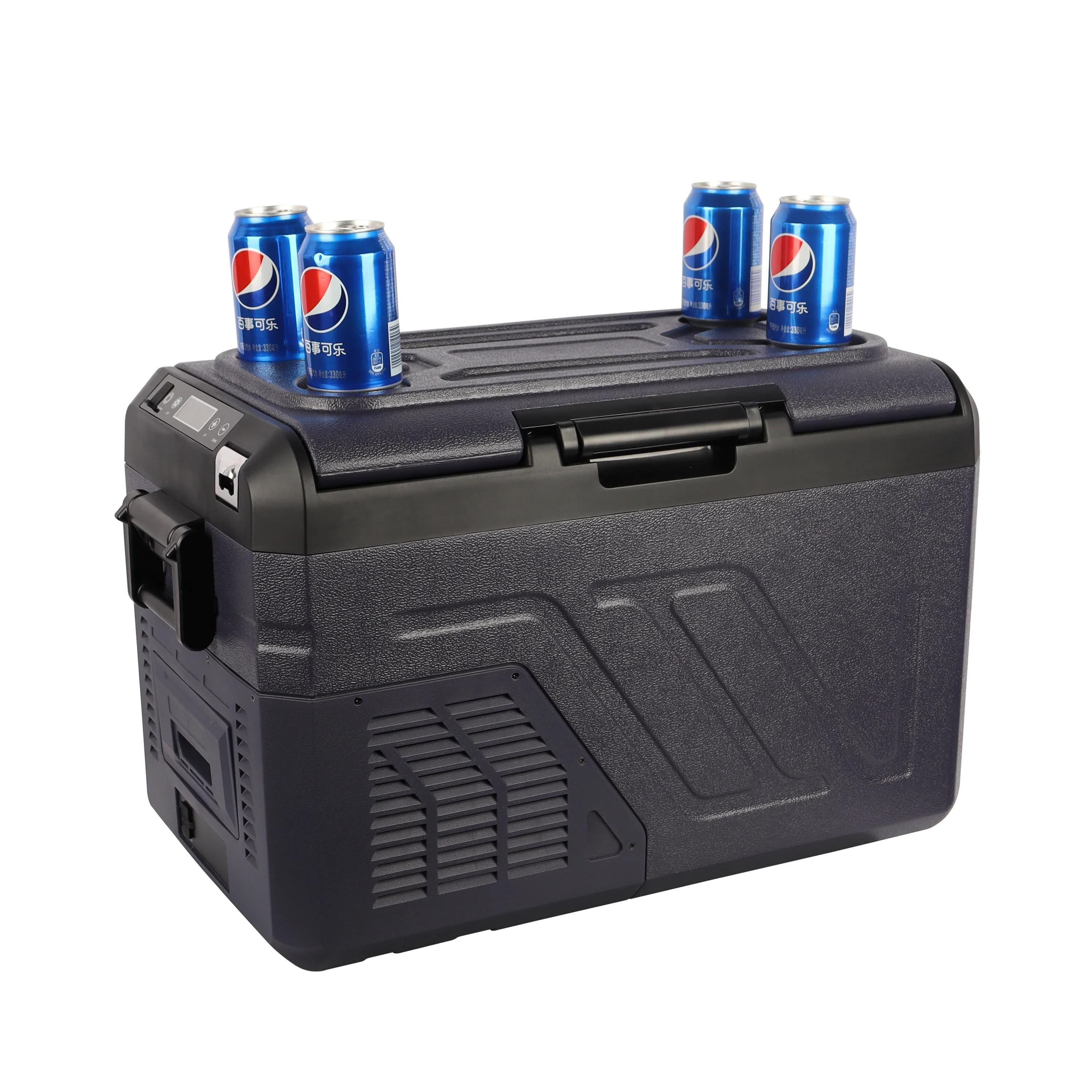 &Freezer Cooler Box Refrigerator Temperature Control Battery Powered Dual Room Camping Home Car Compressor Fridge - view 5