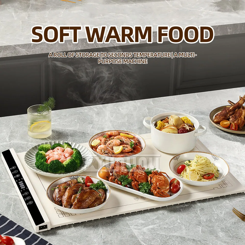 

Household Insulation Food Heating Constant Temperature Multifunctional Folding Warm Vegetable Board