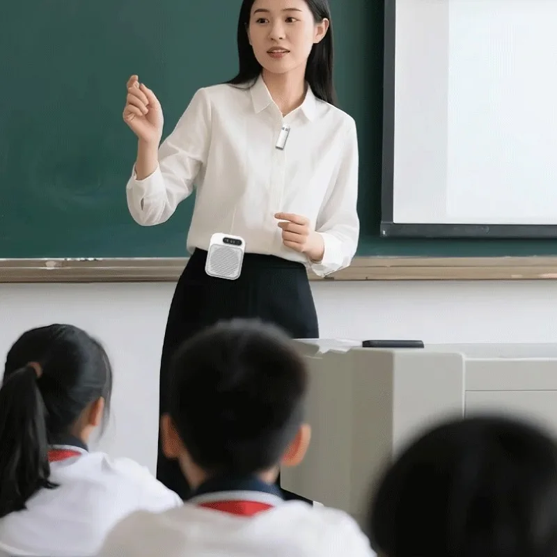 

Беспроводной Bluetooth-усилитель голоса, портативный интеллектуальный беспроводной петличный микрофон с шумоподавлением для преподавателей и гидов