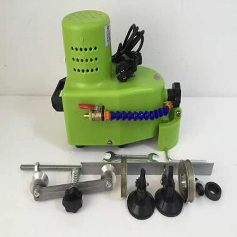 

220V 800W Portable Glass Edge Grinder Stone Grinding Machine Small Straight Edge Round Edge Hypotenuse Tile Edging Machine