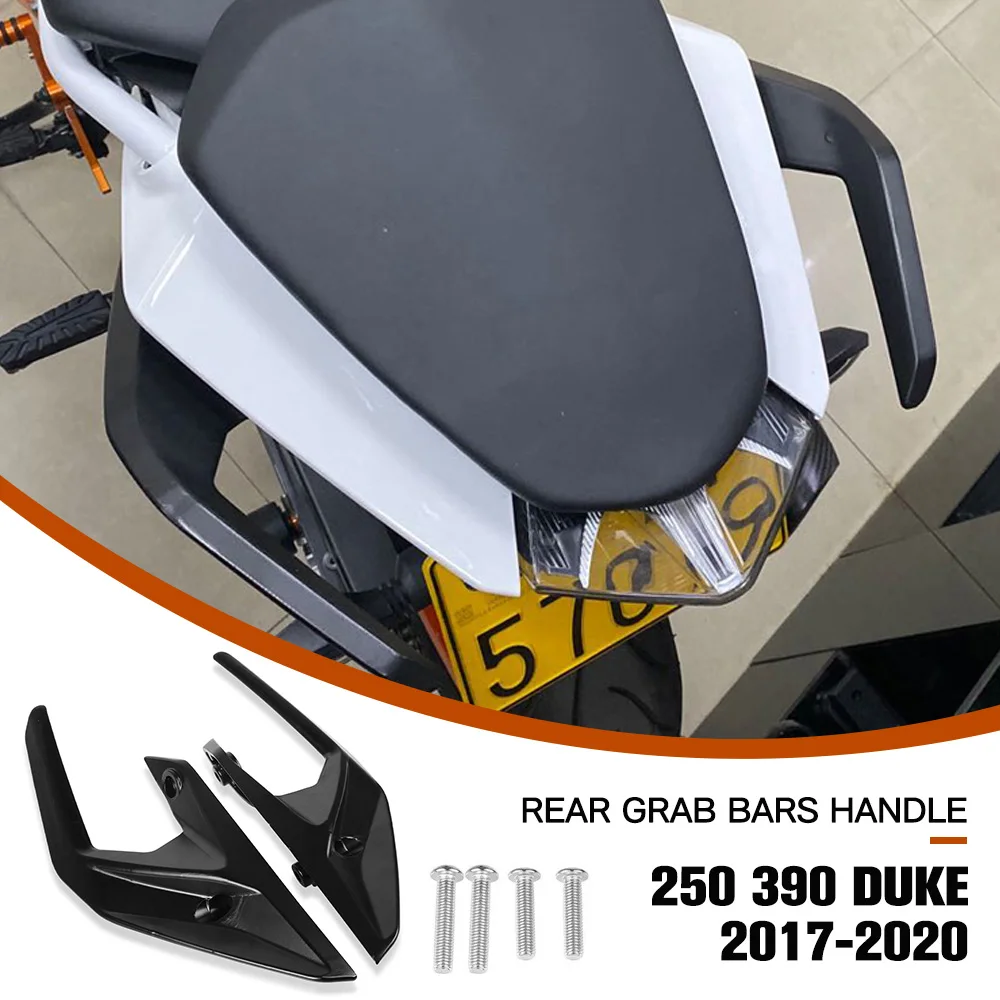 

Aluminum Rear Passenger Handle Grab Bar Rails Pillion FOR 250 390 DUKE 2017 2018 2019 2020 Motorcycle Accessories 390DUKE 50DUKE