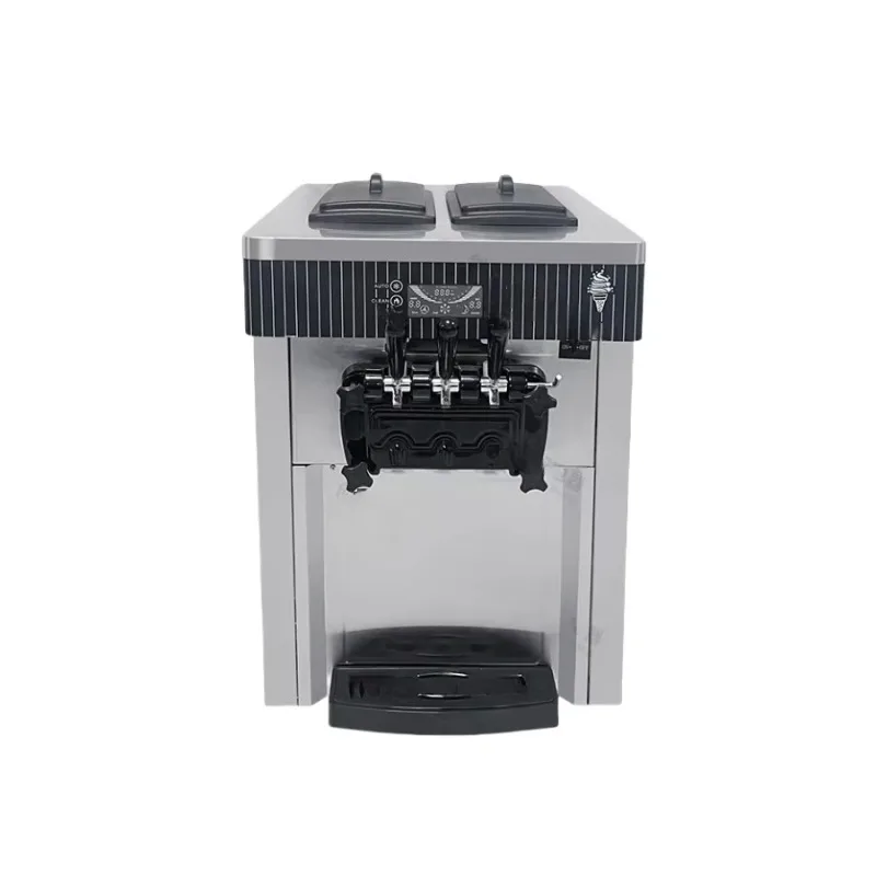 Desktop Stainless Steel Maker Automatic Desktop 3 Flavor Yogurt Commercial Soft Ice Cream