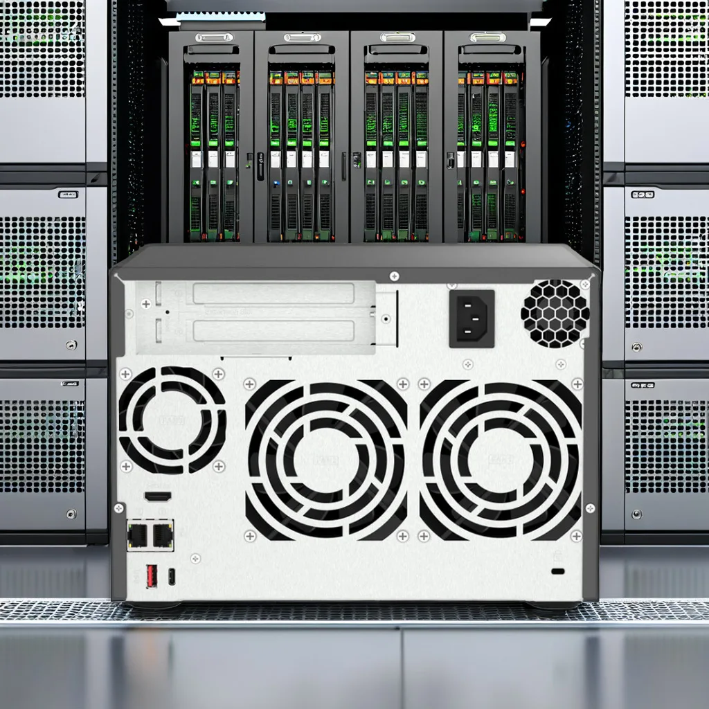 Tower NAS Server QNAP TVS H674 Enterprise Network Vide
