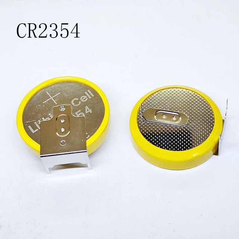2PCS/LOT CR2354 With 3 legs 2354 3V button battery with welding leg