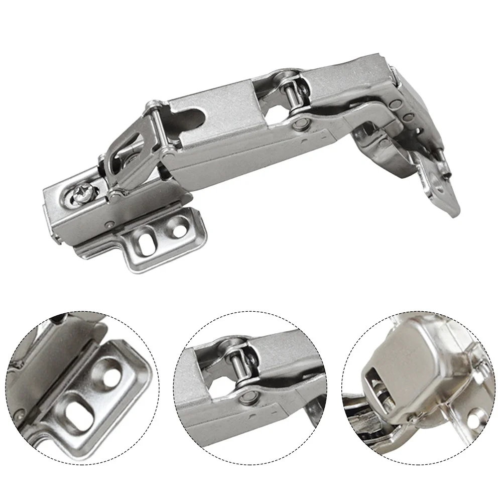 

Silent Hydraulic Hinges Durable Wardrobe Cabinet Door Hinge Damping Metal Furniture Replacement Hydraulic Hinges